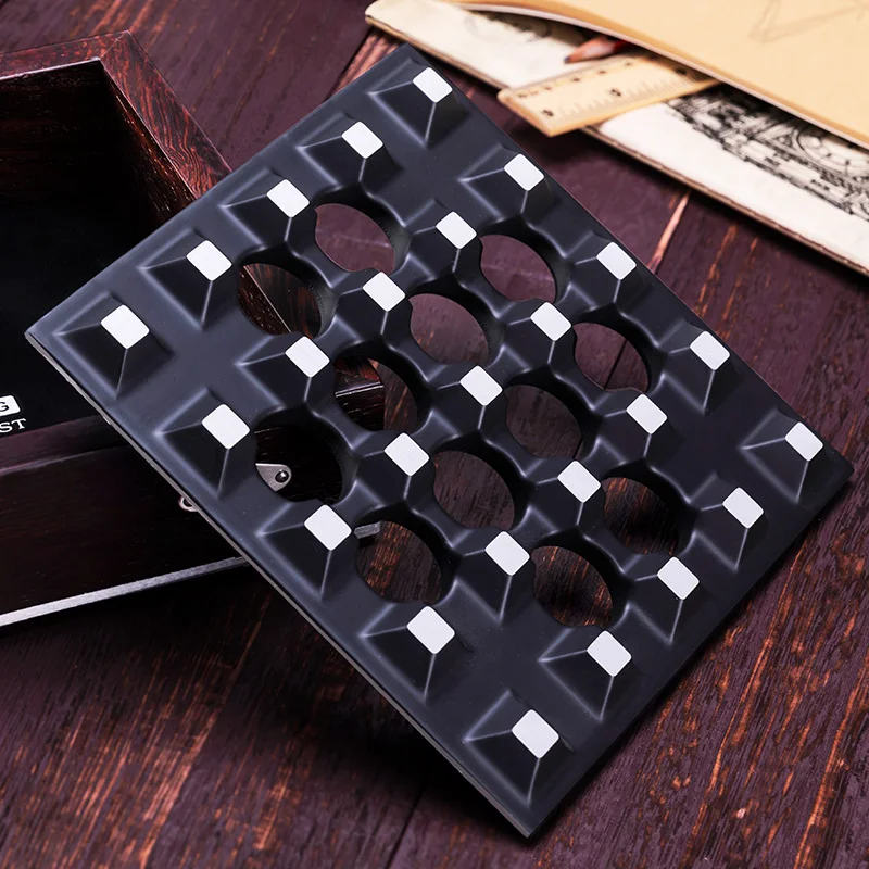 Пепельница для сигар креативная пепельница из черного дерева с металлической