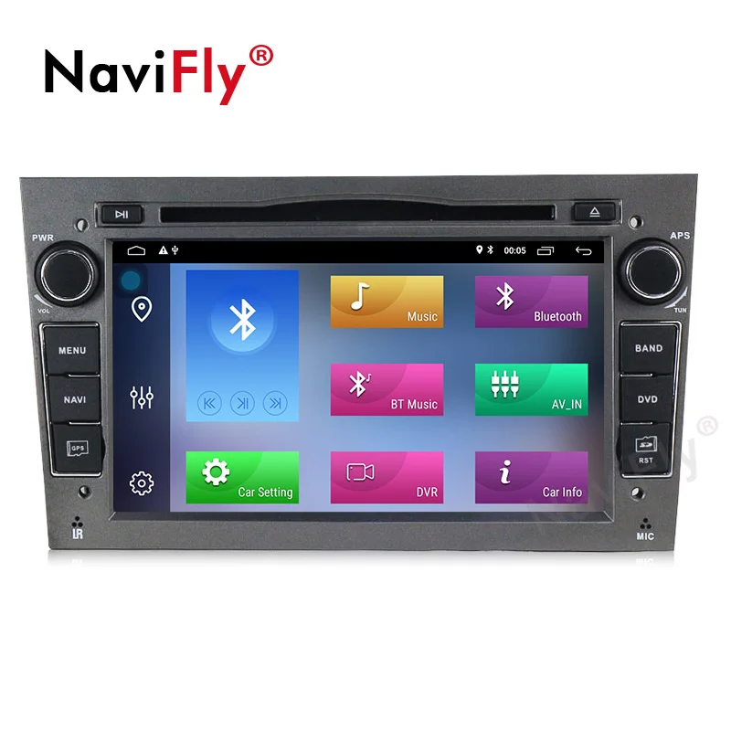 Perfect Navifly 2 Din Android 9.1 Car Radio multimedia Player For Opel Astra Vectra Antara Zafira Corsa GPS Navigation Wifi car stereo 0