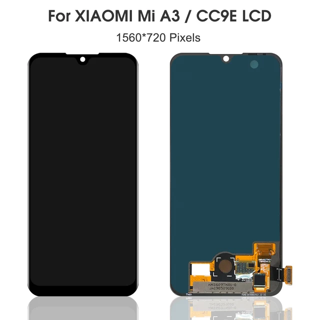 Super AMOLED Display For Xiaomi Mi CC9E LCD Display Touch Screen Digitizer Assembly With Frame For Xiaomi Mi A3 MiA3 Lcd 2