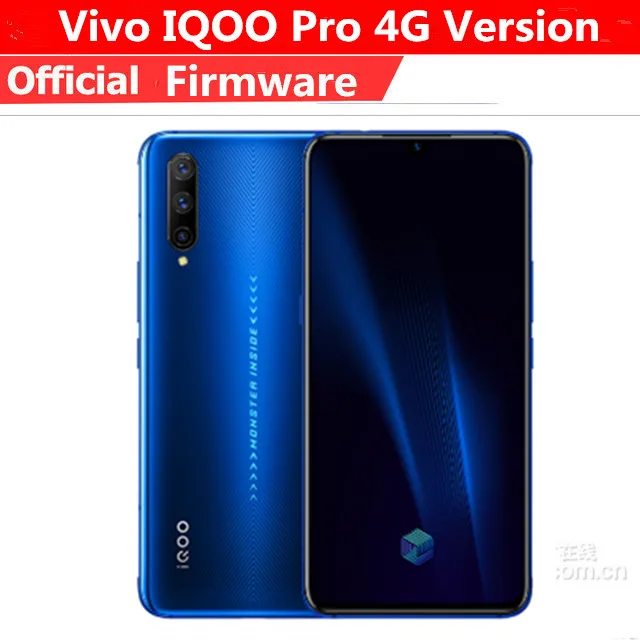 

Original Vivo IQOO Pro 4G Mobile Phone Snapdragon 855 Plus Android 9.0 6.41" AMOLD 12GB RAM 128GB ROM 48.0MP 44W Super Charger