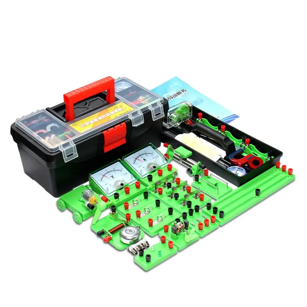 Electricity Magnetism Physics Science Circuit Experiment Learning Toy with Box Easy enough for junior students and kids gifts afbeelding