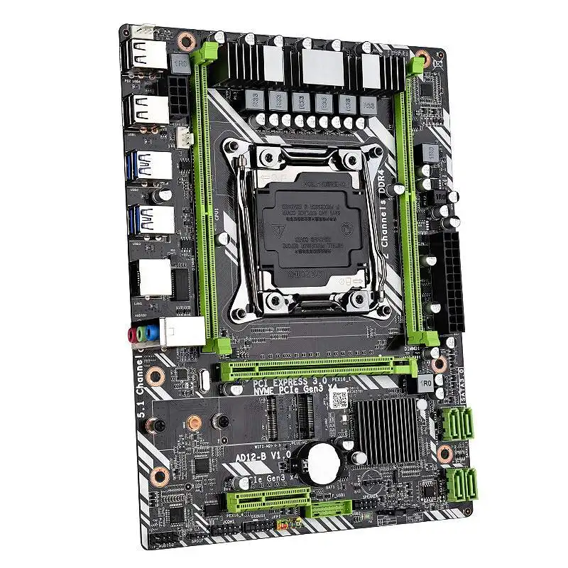 Материнская плата X99 D4 E5 V3/V4 DDR4 * 2 M ATX 64 Гб SATA3.0 USB3.0 PCI E 16X до материнская M.2