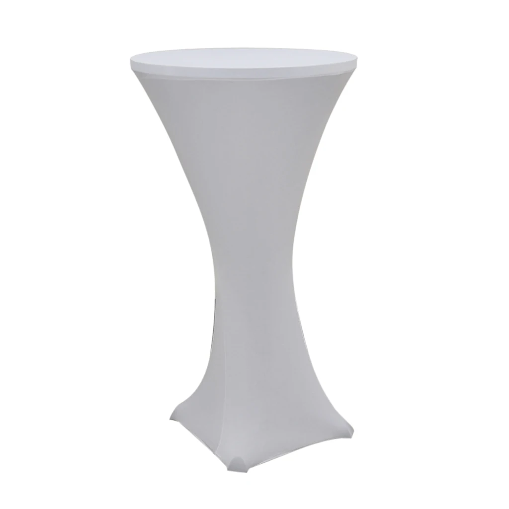 Spandex Cover Tablecloth 4 Leg 60cm Poseur Bistro Cocktail Table Decoration