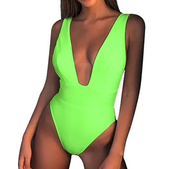 

swimsuits woman 2019 one piece Women Set Swimwear Push-Up Padded Solid Bra Swimsuit Beachwear monokini tanga swimming suit