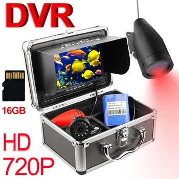 

Erchang 720P HD Video Fishing Camera 7" 15m 1 Million Pixels Camera With 12pcs Infrared Led + 12pcs White Led Waterproodf Camera