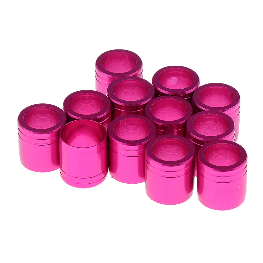 Archery Arrow Explosion-proof Ring For Outer Diameter 7.6mm Arrow Shaft, Set of 12 Various Color