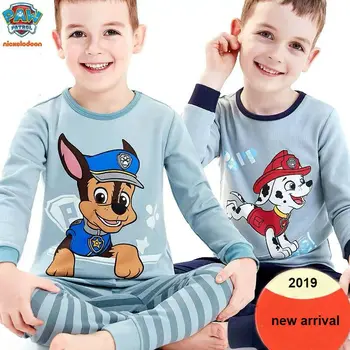 

Genuine Paw Patrol four season pajamas Action Pups Rescue chase marshall ryder everest skye Everest children toy Birthday gift