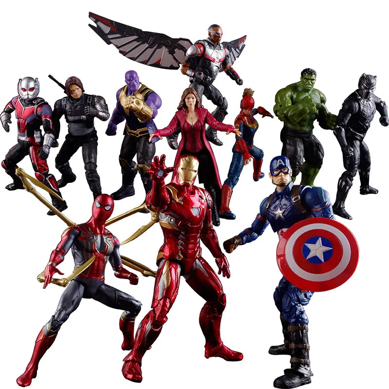 

14cm Spider Man Homecoming The Spiderman Iron Man HulkSimple Style & Herioc Action PVC Action Figure Collectible Model Toy B863