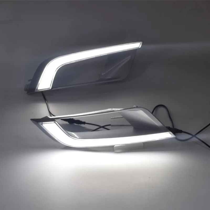 

Suitable for Ford Ranger Only Daytime Running Lamp Modified Daytime Running Light Front Fog Lamps Upgrade Direction Light