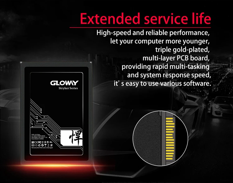 Gloway 480gb 720gb 1,5 T 512g SSD 2,5 sata3 Твердотельный накопитель жесткий диск hd hdd SSD 3 Внутренний ssd