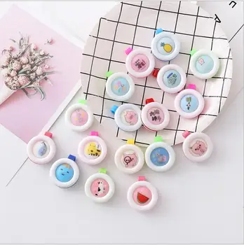 

1000pcs Random Color Mosquito Repellent Bracelets Buttons Mini Lightweight Cute Shape Driving Mosquito Children Sleeping