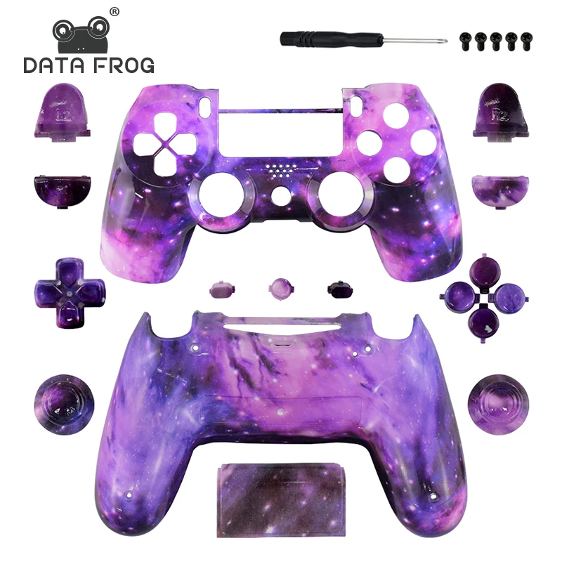 Data Frog Replacement Shell And Buttons Mod Kit For Jds 040 Ps4 Slim Dualshock 4 Playstation 4 Pro Controller Housing Cover Case Housing Shell Kit Caseshell Case Aliexpress