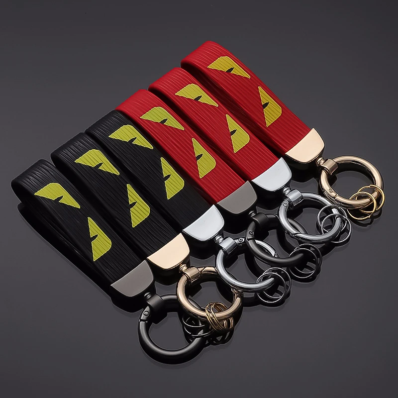 

Little Monster Leather Metal Keychain Little Monster Auto Waist Key Chain Car Keyfob Rings Couple Keyholder Car Key