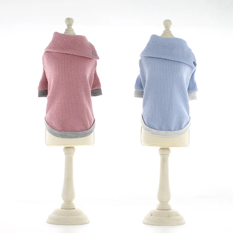 Многоцветная теплая двухфутовая Одежда для собак на осень и зиму Bluza Dla Psa мягкая