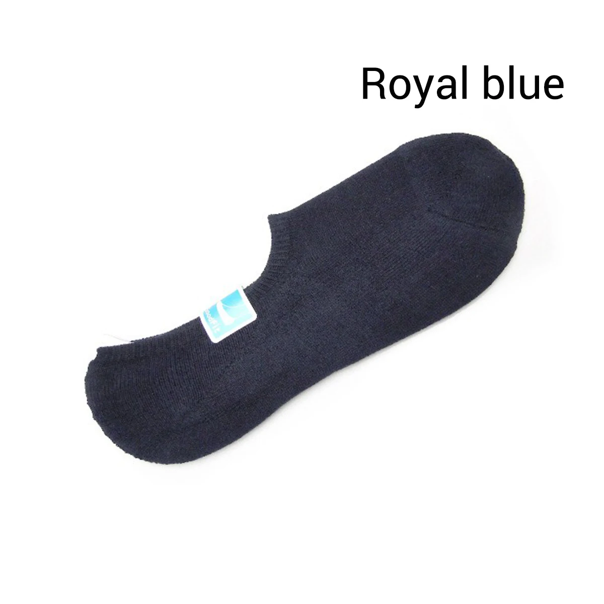 Autumn Winter Men's Socks Invisible Towel Style Warm Cotton Socks Silica gel Anti-slip Boat Socks High Qualtiy Terry Sox - Цвет: royal blue