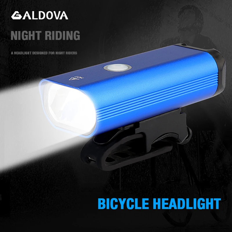 Bike Light Ip6 Waterproof Usb Charging Smart Sensing 18650 Lithium Batteries 400 Lumens Mtb