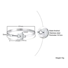 FXM new arrival fashion jewelry for women birthday gift best selling bracelet lover bracelet Guitar 31mm steel bracelet