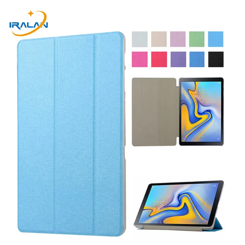 2018 новый тонкий легкий Шелковый кожаный чехол для Samsung Galaxy Tab A 10 5 T595 T597 SM T590