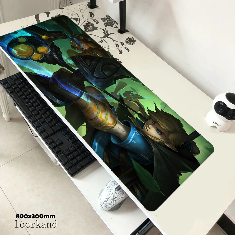 Zelda геймерский коврик для мыши популярный 800x300x2 мм игровой коврик для мыши Kawaii аксессуары для ноутбука Самый дешевый ноутбук padmouse эргономичный коврик
