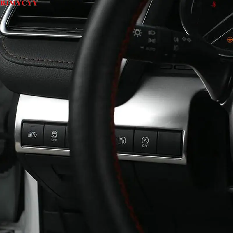BJMYCYY Автомобильная Многофункциональная кнопка декоративная рамка для toyota camry xv70 автомобильный Стайлинг