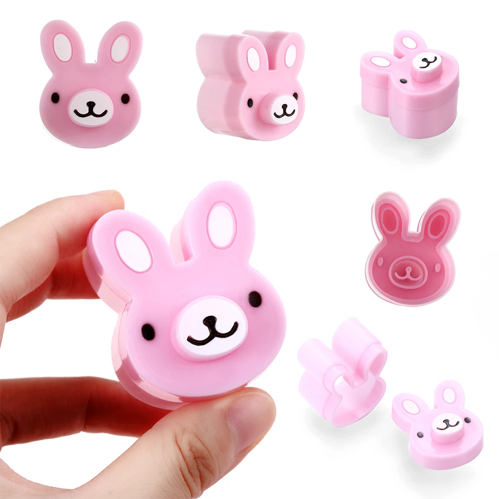 3Pcs Rabbit Bear Sandwich Mold Toast Cookies Cake Bread Biscuit Cutter Mould one