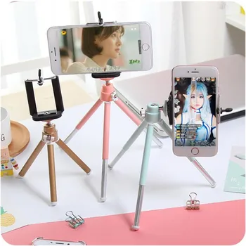 

Two Tripod Desktop Photography Tripod Mini Mobile Phone Retractable Color Small Digital SLR Camera Bracket