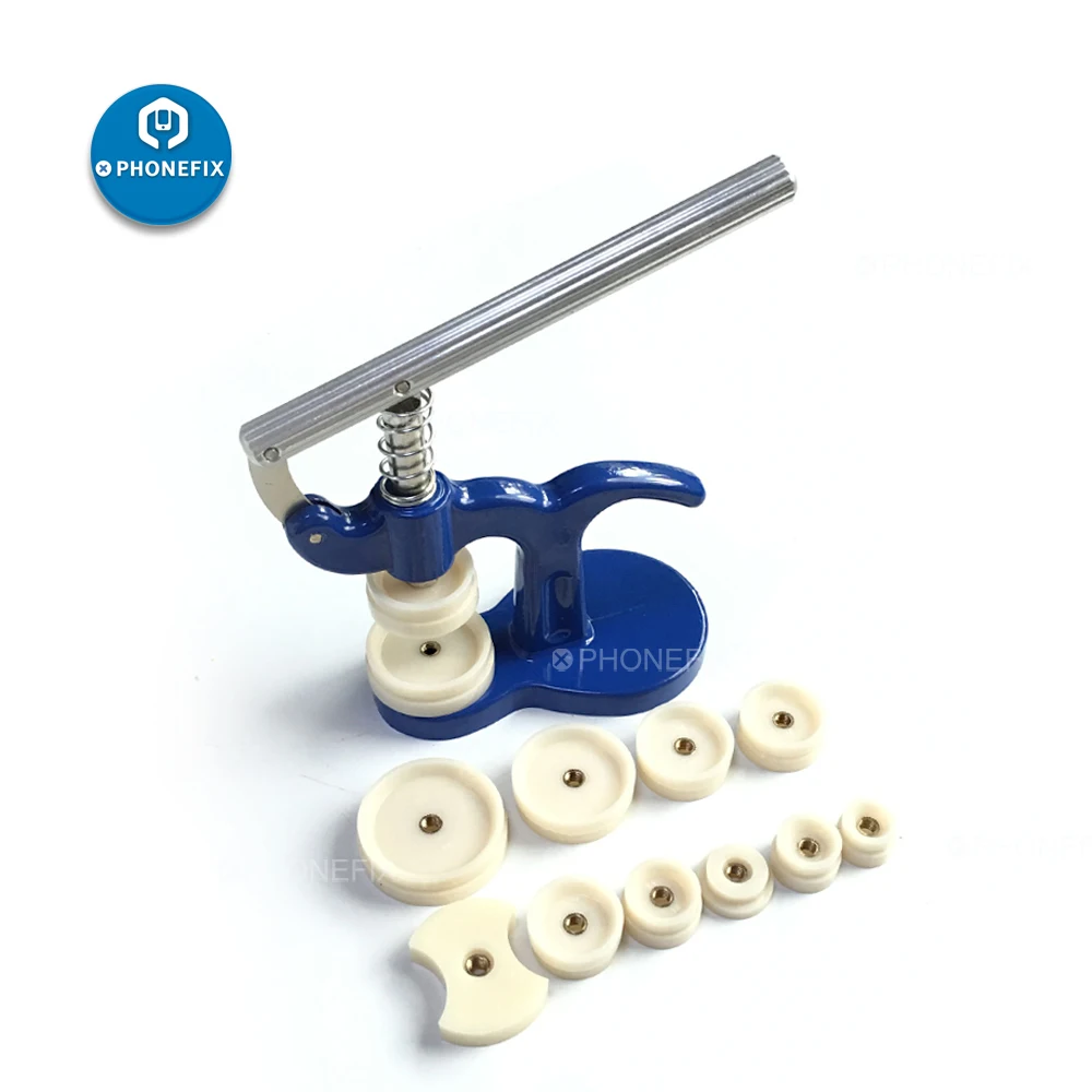 

Watch Back Case Battery Replacement Repair Press Tools Set for Watch Repair Plastic Case Crystal Glass Hand Tools Watch Tool Set