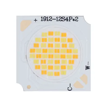 

1PC DIY 24W CSP CHIP Two-colors Chip LED Chip Lamp DC36V Input Smart IC LED Bean LED Chip For Bulb Light Warm White Cold White