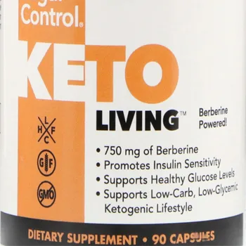 

KetoLiving, Sugar Control, 90 Cap sules