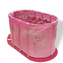 30% Роскошная двойная ненадувная Складная Ванна, Складная Ванна, бочка для взрослых, ванна, бочка, водонепроницаемое освещение для ванной