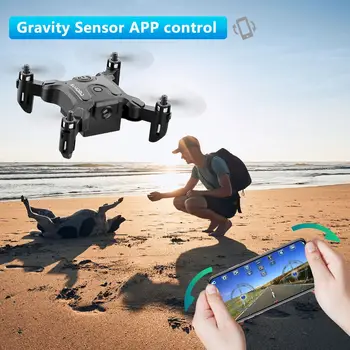 New Mini Drone V2 1080P HD Camera WiFi Fpv Air Pressure Altitude Hold Foldable Quadcopter RC Drone Kid Toy GIft 2