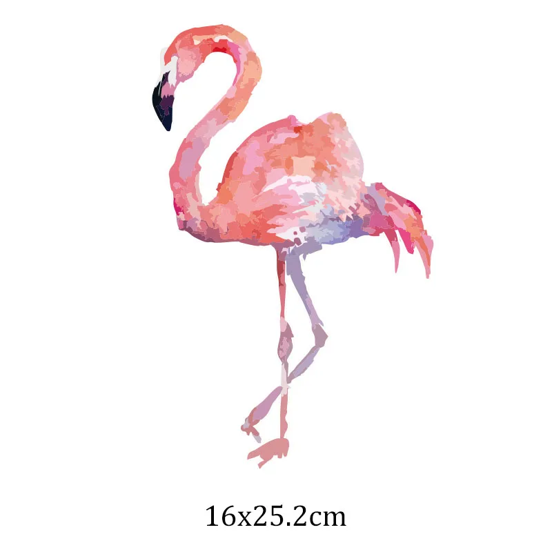 Художественные переводы для одежды наклейка на джинсы с фламинго бриллиантами