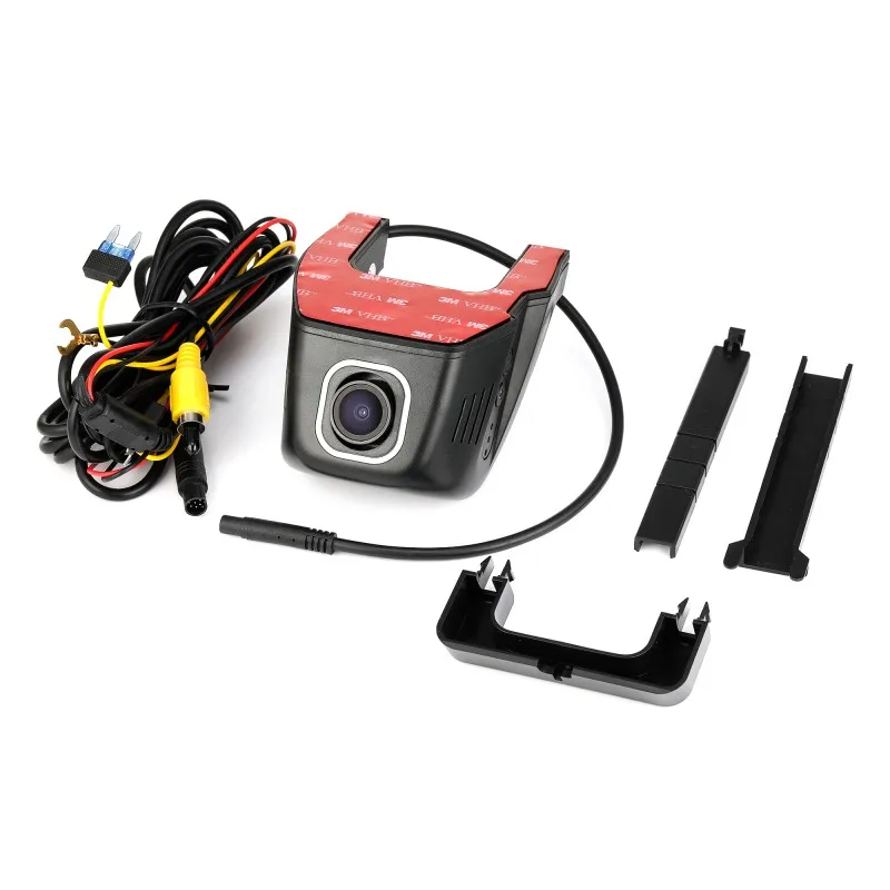 Автомобильный видеорегистратор с Wi-Fi, видеорегистратор Full HD 1080 P, двойной объектив, ночное видение, записывающая видео камера
