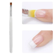 1 pçs prego uv gel escova acrílico uv gel desenho pintura caneta pontilhar manicure ferramenta da arte do prego para a decoração do prego manicure ferramentas novo(China)