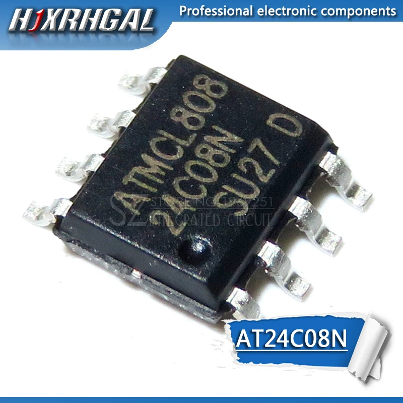 1PCS 24C08 24C08N AT24C08 AT24C08N AT24C08AN AT24C08BN SOP-8 new and original HJXRHGAL | Электронные компоненты и