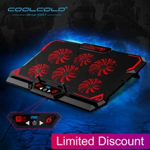 Laptop Cooler 6 Fans Laptop Cooling Pad 2 USB Port with Led Screen 2600RPM for 14-17 inch Gaming Laptop Cooler Stand Laptop Cooler 6 Fans Laptop Cooling Pad 2 USB Port with Led Screen 2600RPM for 14-17 inch Gaming Laptop Cooler Stand