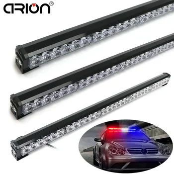 

36W to 90W Led Strobe Light Car Flash Signal Emergency Fireman Police Beacon Warning Lights Red Blue Amber White 12V/24V