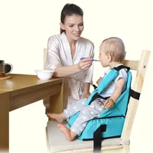 Детская сумка для обеденного стула, детское портативное сиденье, ткань для младенцев, для путешествий, для улицы, складной ремень безопасности, для кормления, стульчик для детей, Подушка для стула