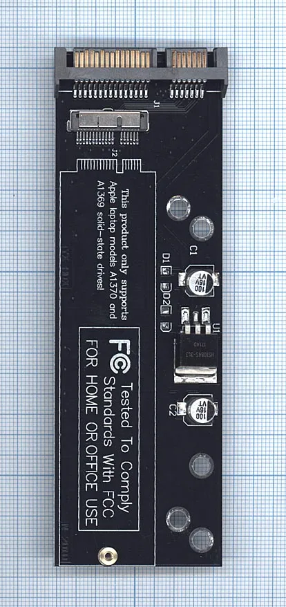Переходник SATA на 12+6pin SSD для Macbook Air 2010-2011 A1369 A1370 | Компьютеры и офис