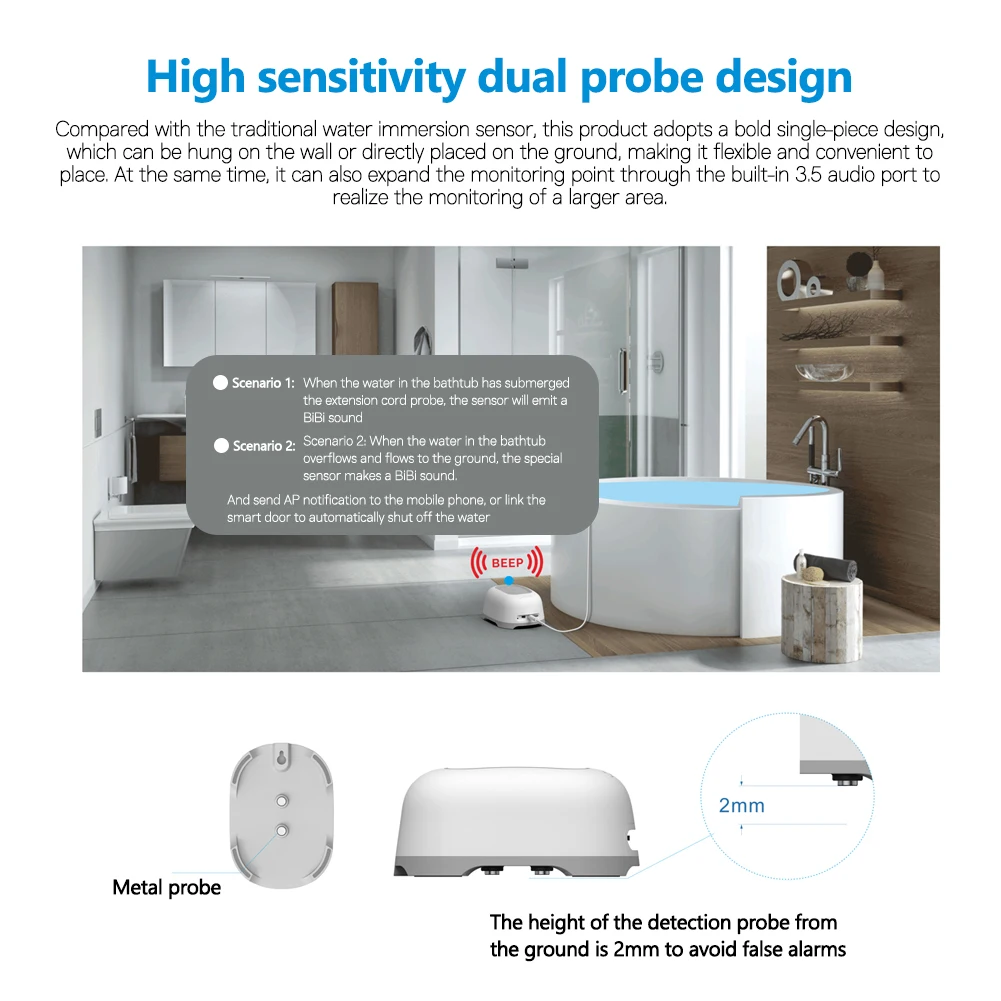 Tuya Zigbee Herramienta Inteligente De Alarma De Nivel De Agua Sensores De Fugas De Agua Monitor De Nivel De Agua Monitoreo Remoto Detector De Fugas De Agua Aliexpress Herramientas