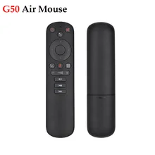 2020 novo g50 mouse de ar google voz microfone giroscópio 2.4g sem fio ir aprendizagem g50s controle remoto para android caixa tv