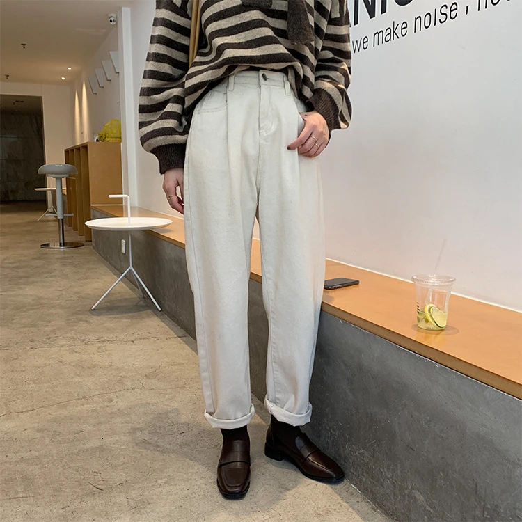 Осень-зима, модные теплые бархатные брюки, женские Pantalon, повседневные Прямые Штаны, Женские однотонные брюки с высокой талией