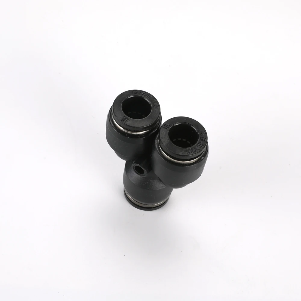 10Pcs Pneumatic Air Pipe Quick Insert Plastic Y-type Adapter Butt Equal Diameter Tee Connector Fitting 6mm OD 10Pcs Pneumatic Air Pipe Quick Insert Plastic Y-type Adapter Butt Equal Diameter Tee Connector Fitting 6mm OD