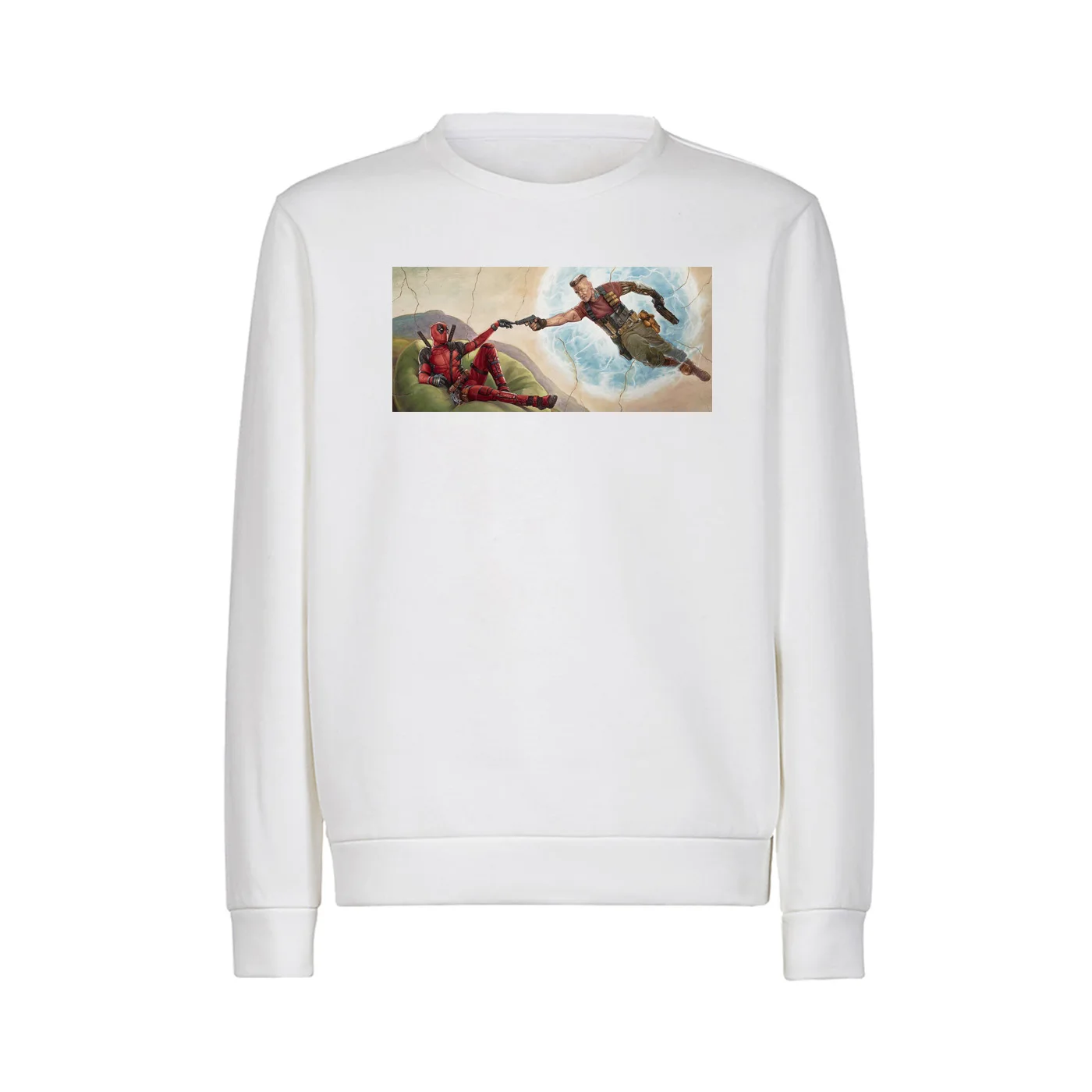 

Cable Sweatshirts Deadpool Michelangelo Mens New X-Men Funny Movie Print Sweatshirt Hip Hop Fashion Casual fitness Streetwear