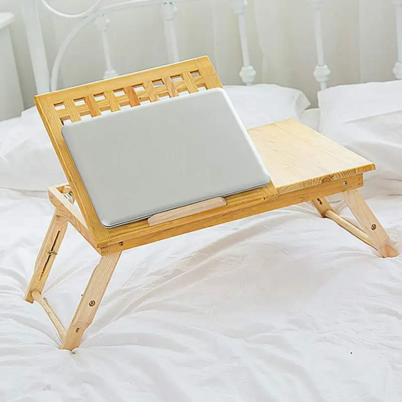 Портативный настраиваемый компьютер Стенд столы для ноутбуков тетрадь настольная полка для спальни кровать диван кровать лоток для пикника Обучающие столы