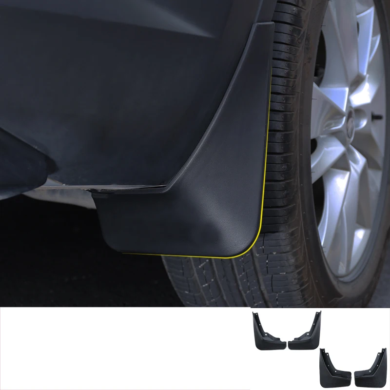Lsrtw2017 Abs Car Wheel Mudguard Mud Fender for Skoda Kodiaq Gt Interior Mouldings Accessories - Название цвета: kodiaq