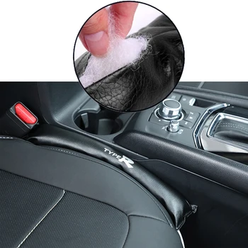 

2pcs Car Seat Gap Pad Fillers Spacer Filler Slot Plug for Honda Civic Type r PU Leather Pads