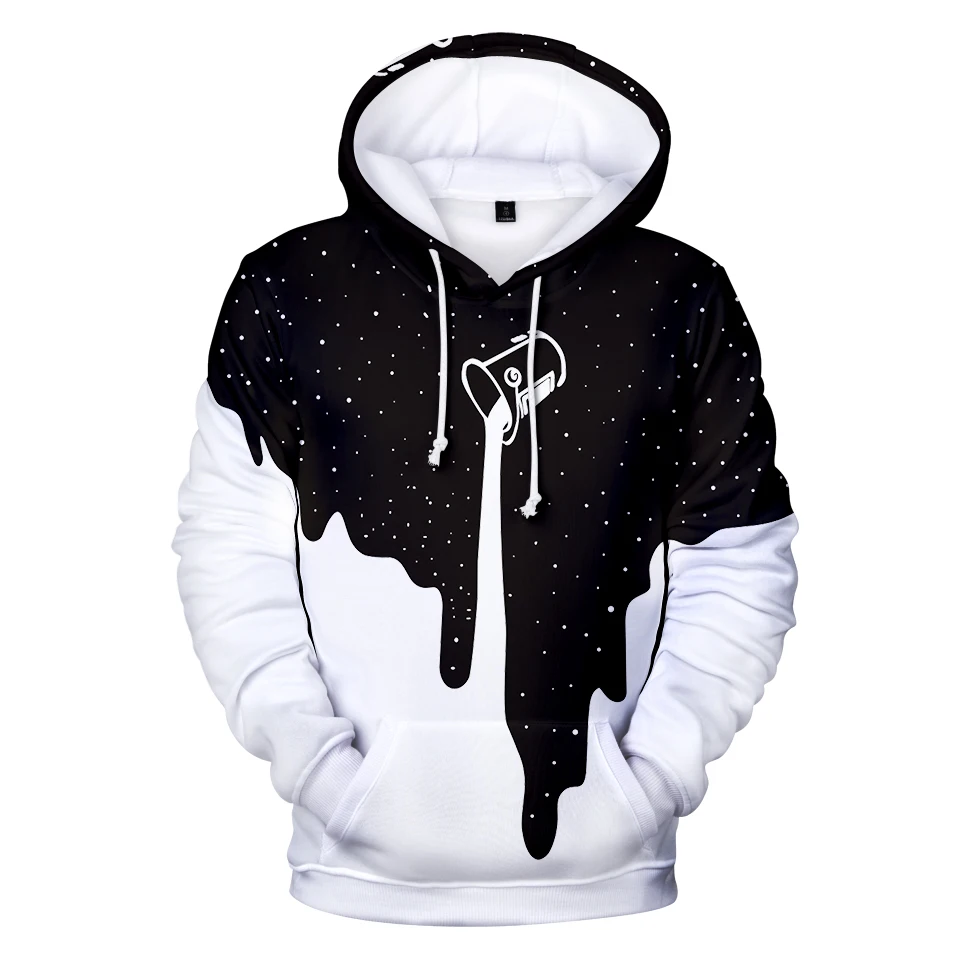 

Trendy Popular Spilled Milk Space Galaxy Hoodies Sweatshirts Children 3D Casual Hooded Kids Boys Funny Autumn 3D Print Pullovers