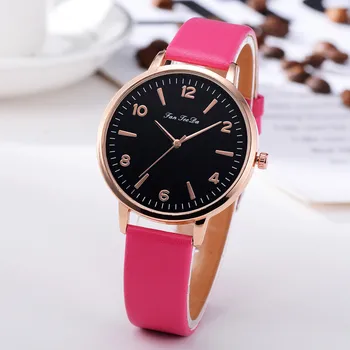 

Luxury women watch Fashion Stainless Steel dial Leather Band Analog Quartz Wrist Watch Casual ladies clock watch reloj hombre