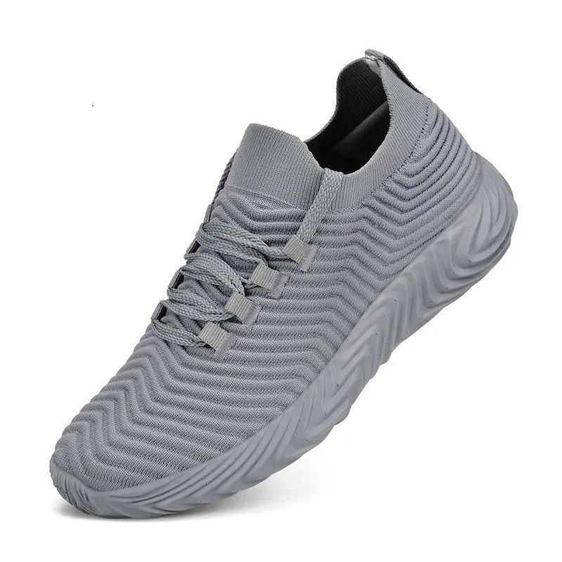 New Men& Women Breathable Running Shoes Outdoor Jogging Walking Lightweight Shoes Comfortable Sports Sneakers - Цвет: light Grey